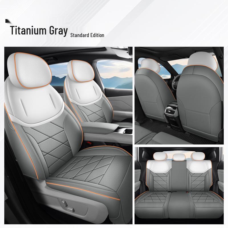 Full Leather Car Seat Covers for 2025 Changan Deepal S05, 5-Seater, All-Season, Full Coverage