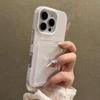 Lüks Şeffaf Kart Yuvalı Tutucu Telefon Kılıfı iPhone 17 Air 16 Promax 15 Plus 14 11 13 12 Pro Max Cüzdan 2'si 1 Arada Yumuşak Koruyucu Darbeye Dayanıklı Şeker Kılıf