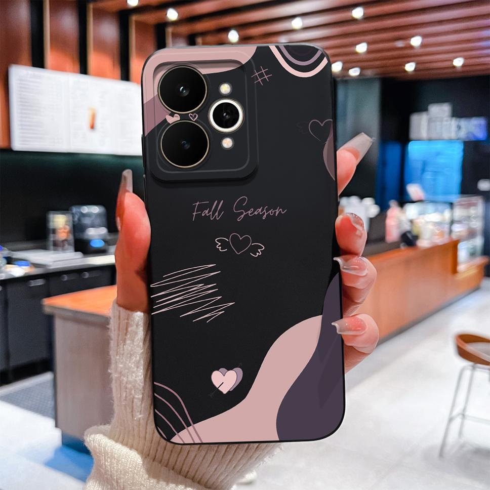 Pour Coque de Téléphone Realme 15 Pro 5G Jolis Motifs de Design Coque Souple en Silicone Liquide Pour Realme 15Pro Haute Qualité Pare-chocs Anti-Chute
