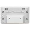 Seiko Clock DL215W, Digital Alarm Clock, Radio-Controlled, AC-Powered, 3-Mode Display, Temperature and Humidity Display, White, Dimensions: 9.5 x 16.2