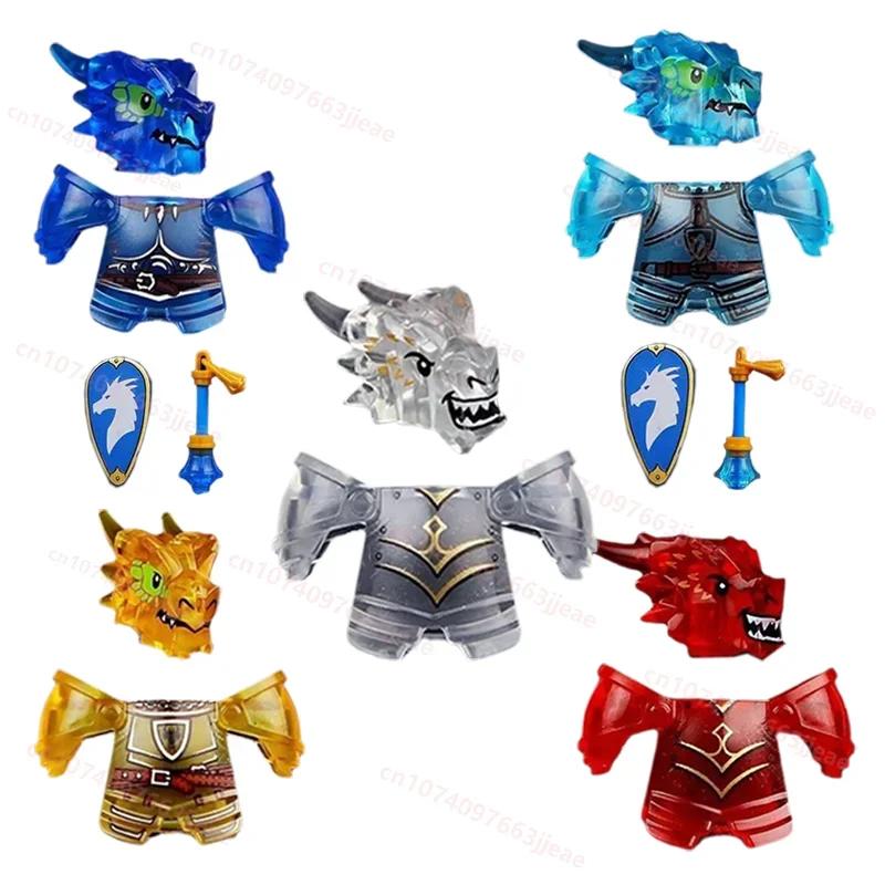 048 047 Undead Dragon Knight Bricks Anime Dragon Knights Building Blocks DIY Action Figure Collection Model Decor Doll Toy Gift