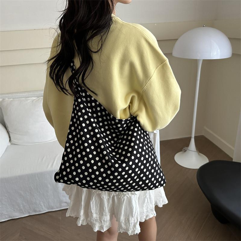 2024 Summer Stylish Minimalist Tote Bag For Trendy Casual Shoulder Use In Black