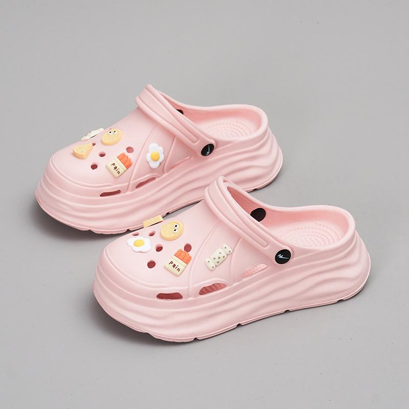 Cartoon soft bottom heightening slippers new