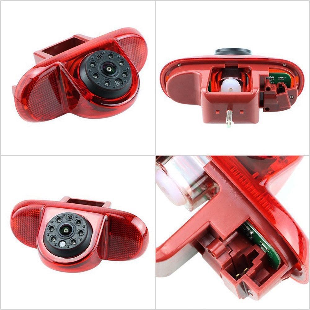 4.3-Inch Rearview Mirror with Brake Light Camera for Opel Vivaro, Movano, Renault Trafic