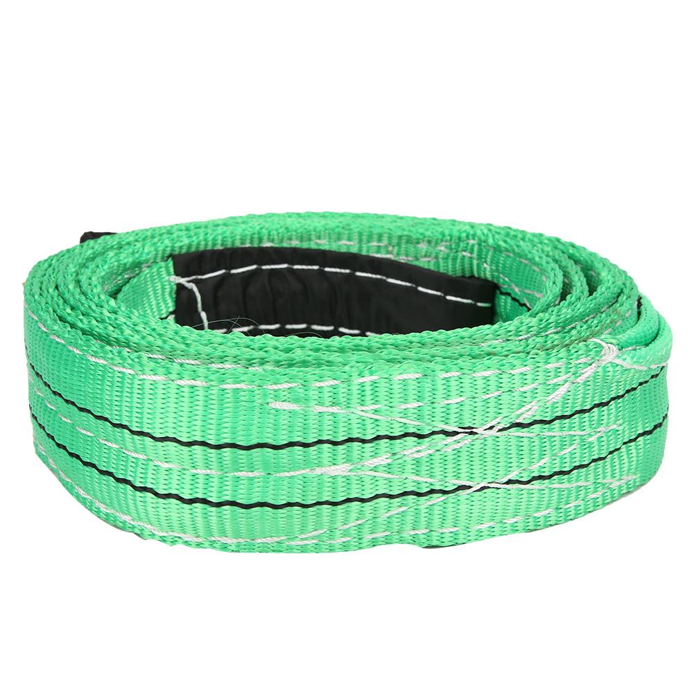 3Meter X 50mm Polyester Lifting Sling Industrial Crane Hoisting Webbing Green