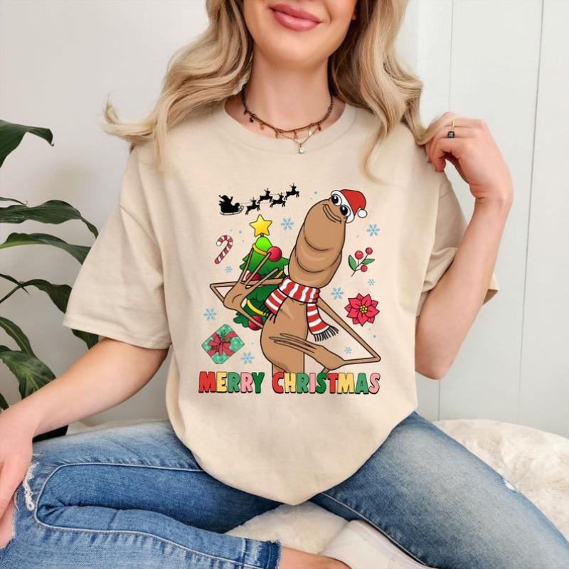 

FUNNY Marcus The Worm Shirt Christmas Meme Tee Where Is Jimbo James Viral Meme Gift Fashion Graphic T Shirts Women Clothing 3XL