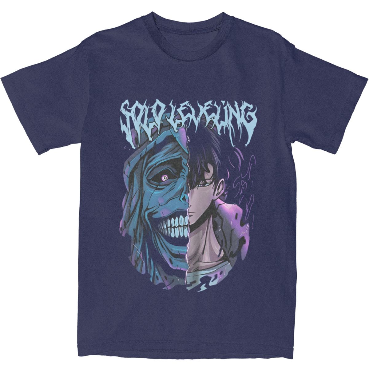 

2025 Футболка с аксессуарами для выравнивания L-уровня из сольного фильма ARISE From The Shadow Хлопковая футболка Графическая Смешная футболка с принтом Одежда 4XL