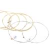 1 Set 6 pcs Practice Nickel Plated Steel Guitar String For Acoustic Guitar