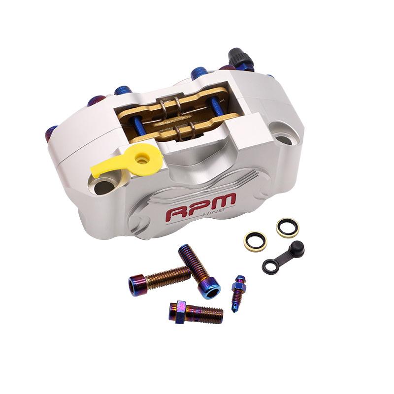 

RPM Motorcycle Brake Caliper for Scooter Yamaha Aerox Nitro RSZ JOG 50rr BWS Zuma Honda Dio GROM Disc Brake Caliper A-silver