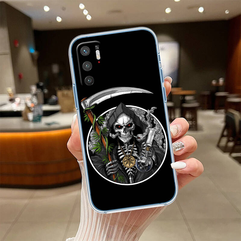 Grim Reaper Skeleton Skull Phone Case for Motorola G14 G15 G24 G30 G31 G32 G34 G41 G42 G51 G52 G50 G60S G60 G62 G72 G71 G73 G84 G85 G200 E32