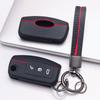 Silicone Key Cover Keychain for Ford 3 Button Flip Key Anti-Scratch Protective, Fits Ford Focus Mondeo Fiesta C-Max Galaxy Kuga Anti-Scratch Against