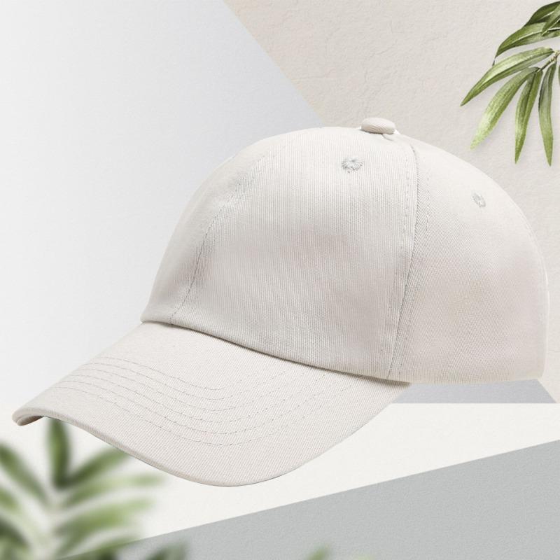 Cotton soft top baseball cap autumn and winter men's and women's caps custom embroidery printing
