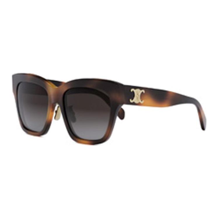 Celine Logo Cat Eye Sunglasses Women sunglasses Tortoiseshell CL40253F5553K