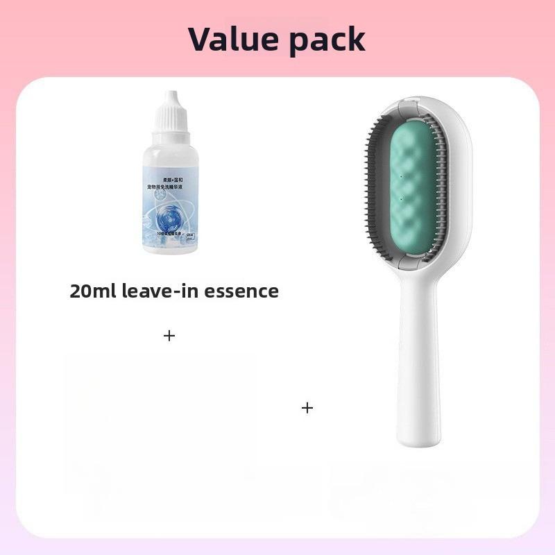 Dog Massage Comb Pet Cleaning Remove Hair Comb Cat Wipes Comb Sticky Dog Float Hair Cat Pet Beauty Gift Cotton Towel Essence