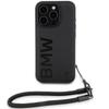 Bmw Bmhcp15L23Rmrlk Iphone 15 Pro 6.1 Czarny/Black Hardcase Signature Leather Wordmark Cord