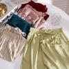 Ice Silk Summer Harem Pants: Thin, Loose-Fit, Cuffed, Anti-Mosquito Lantern Style