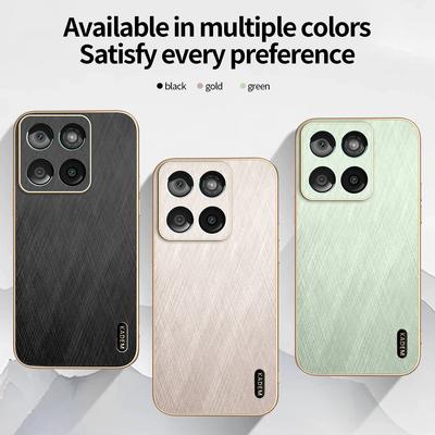 Motorola Edge 60 Fusion, Telefono dėklas Prabangus Šlifuotos Odos Galvanizuotas Bamperis Minkštas TPU Dangtelis
