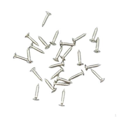 25Pcs Guitar Pickguard Screws, Practical ,Universal Accessories Bass Screws Repair