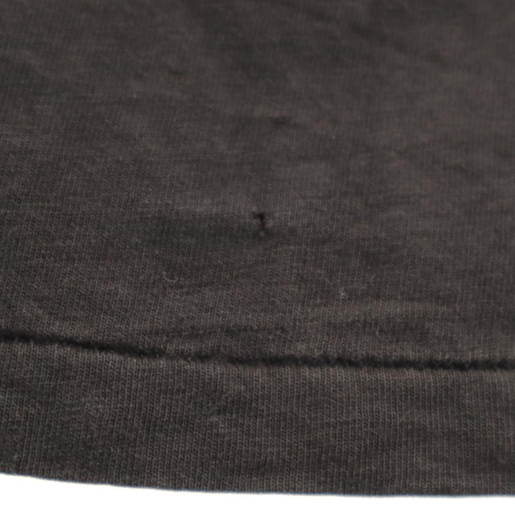 OLD 90s Print Short sleeve T-shirt black Single stitch Men's Used