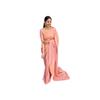 Flosive Womens Present Banarasi Soft Lichi Silk Saree Beautiful Jacquard Rich Pallu Design Work Zari Woven Kanjivaram Si