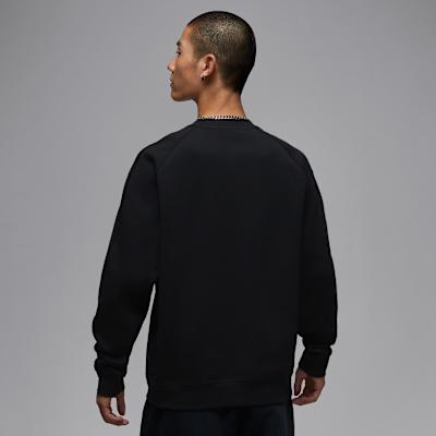 Jordan Sport Sweatshirts Men's Black/Dark Gray Crew Neck Moderate Othe