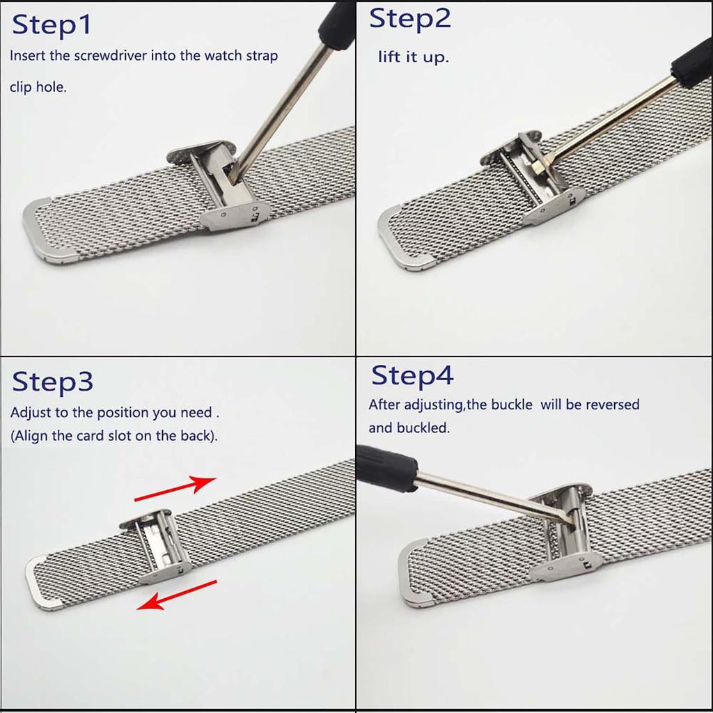 Compatibele Apple Watch S9 Milanees roestvrijstalen band