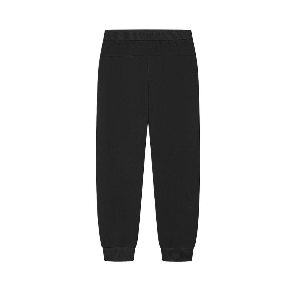 New FILA Knitted Sweatpants Women's Jet Black BK F11W518601A-BK