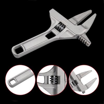 Bathroom Adjustable Wrench16-68mm Large Opening Spanner Wrench Nut Key Hand Tool