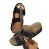 Women's Casual Wedge Slide Sandals with Adjustable Straps and Rhinestone Embellishments Comfortable Summer Footwear for Daily Wear