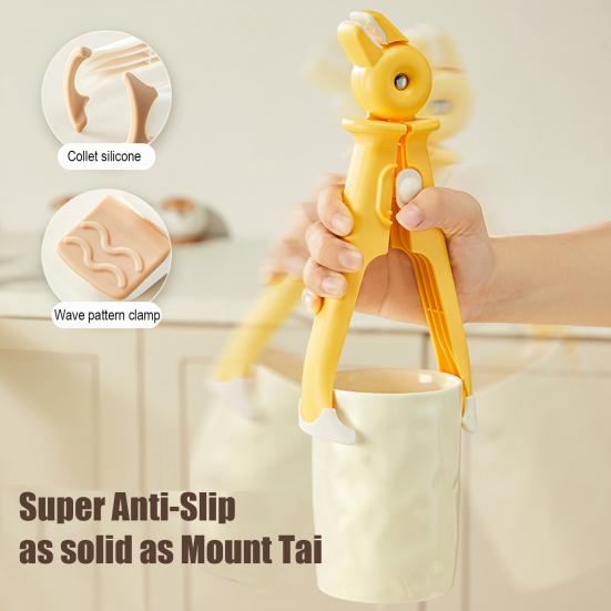 1/2 st Hälltång Uppgraderat Halkfritt Handtag Kökshållare Värmetålig Rostfritt Stål Mångsidig Tång Verktyg för Hantering av Köksredskap