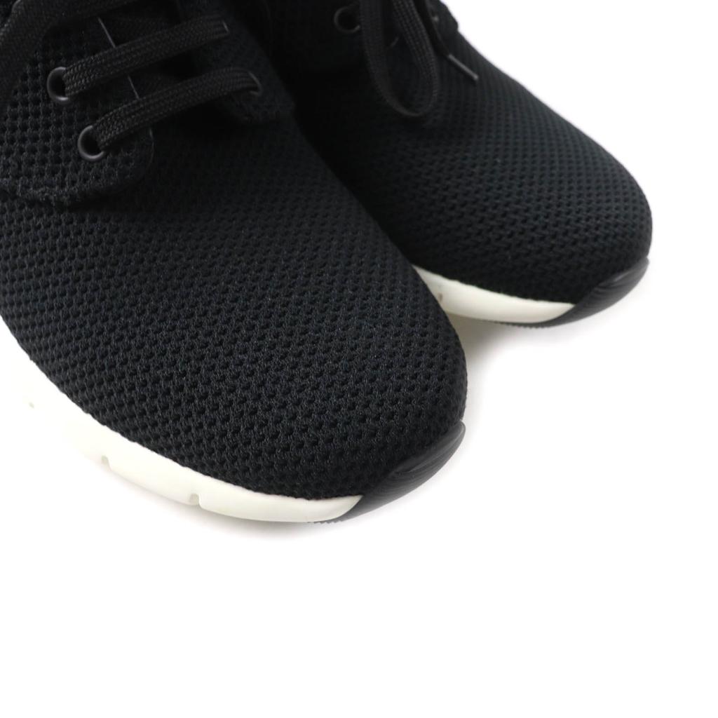 Excellent LOUIS VUITTON sneakers Monogram lace-up mesh black mens 6 Used