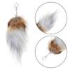 Mode nyckelring hänge Stilfull väska tillbehör Rävsvans nyckelringar Modern nyckel charm Väska charm Väska dekoration för nyckel