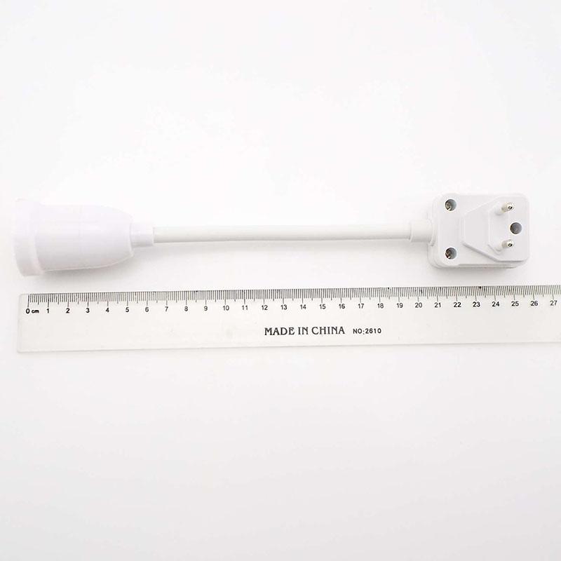 LED Light Bulb E27 Socket Lamp Base Holder Adapter Converter With Switch EU US UK Plug Energy Saving Lampada for Table E2