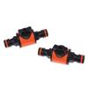 1Pc 16Mm Equal Garden Hose Shut Off Valve Fitting Plastic Tubing Tap Adapter Quick Joint For Watering Irrigation Car Wash