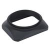 Haoge 62mm Square Metal Mount Lens Hood Shade with Cap for Carl and Other 62mm Filter Thread Lenses Screw-in Canon, Nikon, Sony, Leica, Leitz, Zeiss,