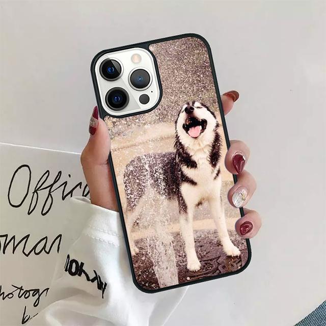 Beautiful Puppy Husky Phone Case Cover For iPhone 17 Air 15 16 14 13 12 Pro Max 11 Pro Max Plus Coque Shell