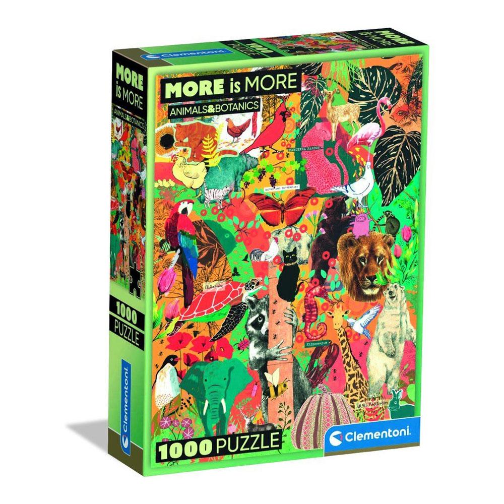1000-Piece Puzzle. Compact Animals & Botanics