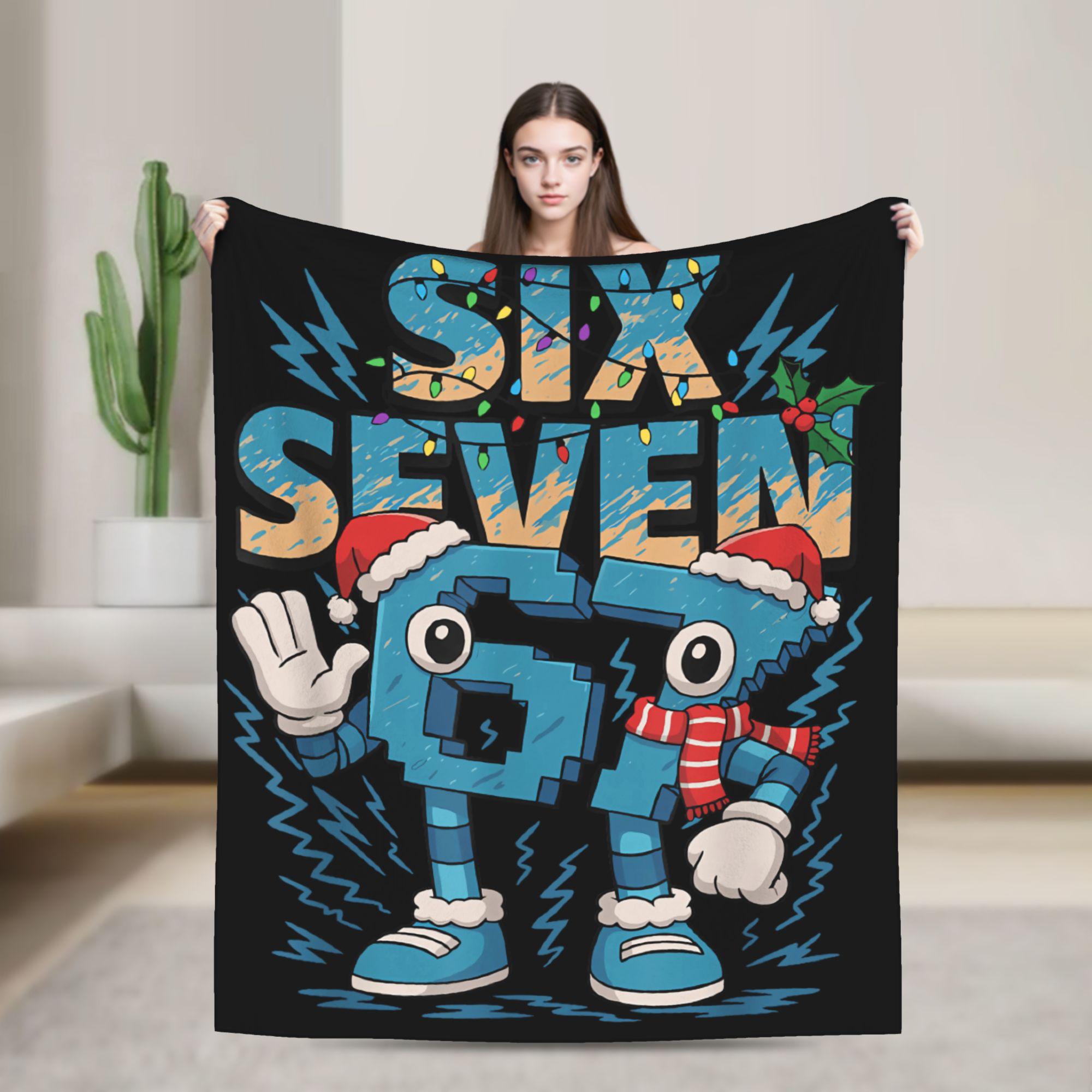 

Steal a Brainrot 67 Italian Brainrot Blankets Warm Soft Aesthetic Plush Throw Blanket For Students Bedroom Bedspread Bed Cover 80x120cm