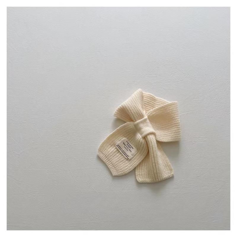 Eșarfă moale tricotată pentru copii, iarnă caldă pentru sugari, copil mic, șal pentru gât, modă pentru copii, fată, băiat, eșarfe pentru bebeluși, batic de culoare uni