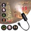 5V USB Powered Christmas Projection Lamp Projector Lamp Atmosphere Creation Space Projector LED Light Ceiling Projection