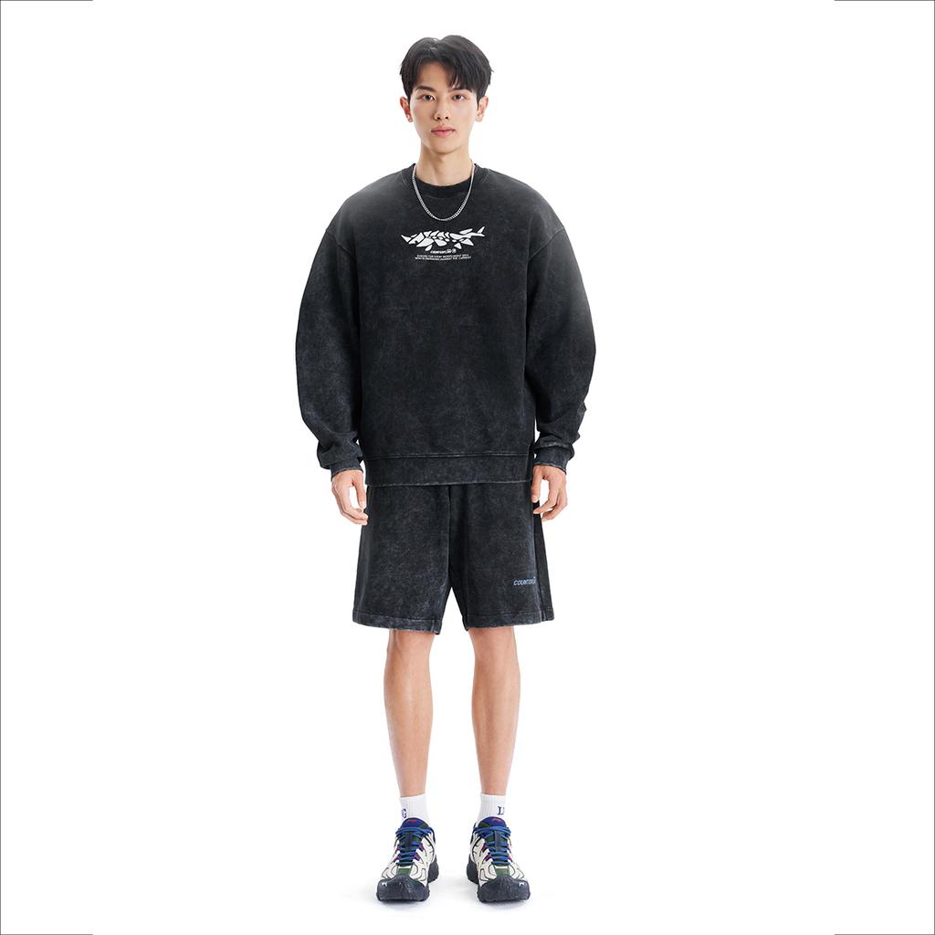 Li Ning Outdoor CF Tracing Sports Shorts Men's Black AKSW007-4