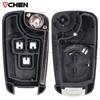 Car Key Case Cover For Buick For Chevrolet Cruze Epica Lova Impala Aveo Malibu Sail Orlando Trax Spark Remote Fob Shell Logo