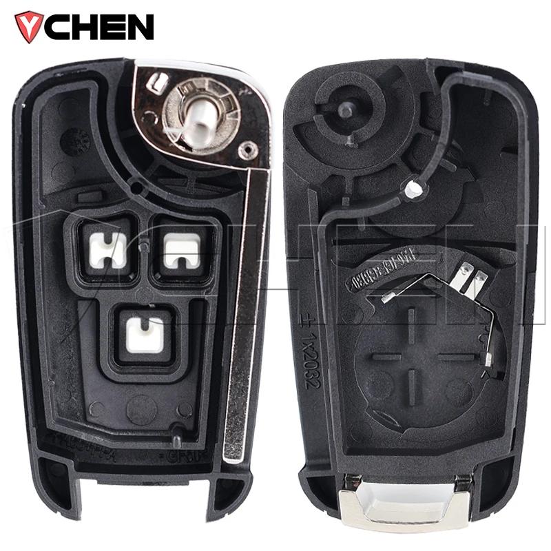 Car Key Case Cover For Buick For Chevrolet Cruze Epica Lova Impala Aveo Malibu Sail Orlando Trax Spark Remote Fob Shell Logo