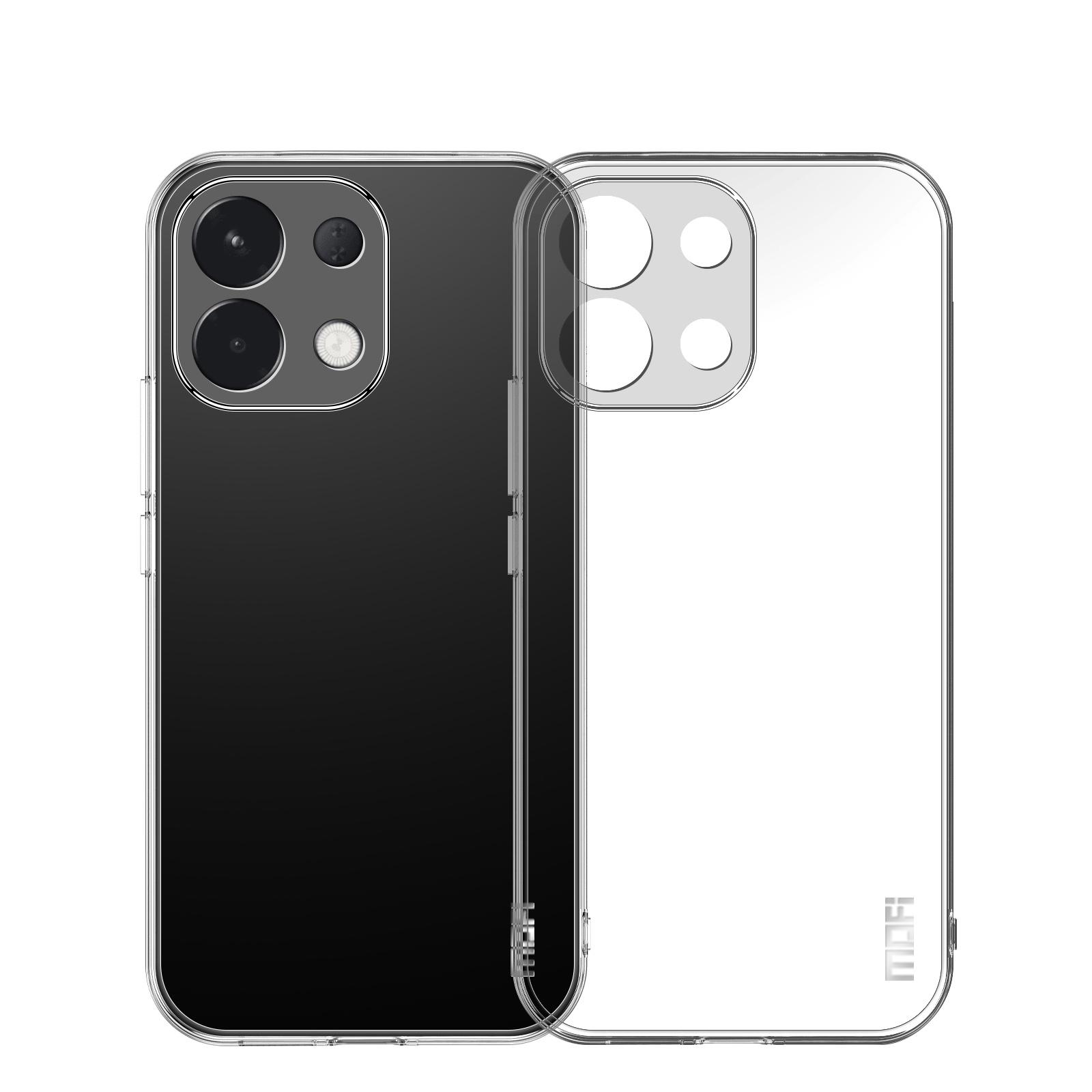 

For Oppo K13 5G Clear Phone Case MOFI Ultra-Thin TPU Phone Back Cover Transparent