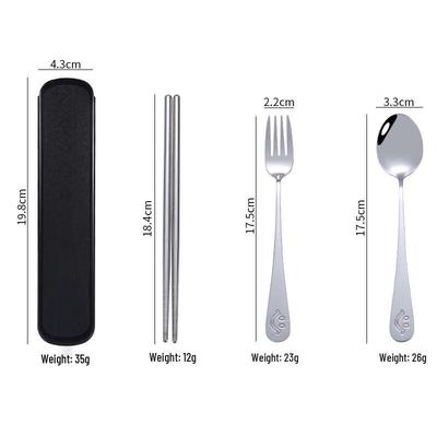 Ruhan Portable Stainless Steel Outdoor Cutlery Set