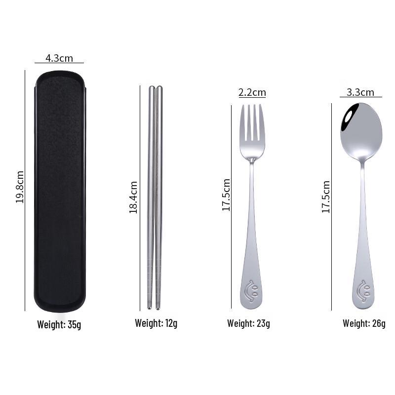 

Ruhan Portable Stainless Steel Outdoor Cutlery Set