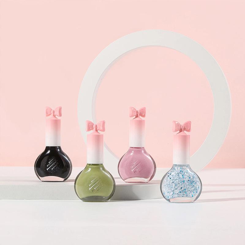 Nail Polish No Bake Oily Fast Drying Non-tearable Nude Color Long Lasting Waterproof Nail Polish