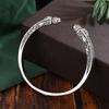 Hip Hop Skull Bracelet Snake Totem Retro Open Bracelet Couple Style Bracelet