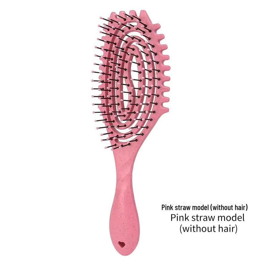 Grzebień do stylizacji Bounce Pig Bristle Air Cushion do puszystych, kręconych włosów