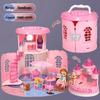 Realistic Princess Castle Doll Handbag - Children's Role-Playing Toy Gift